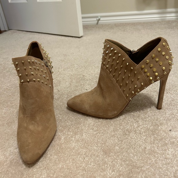Beige suede booties. Sz 10 Sam Edelman new without box - Picture 3 of 5